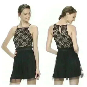 Speechless black lace‎ cocktail dress Sz Medium